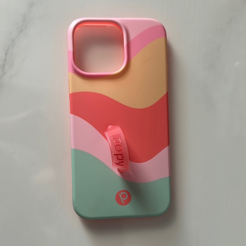 Pink and Green Phone Case by PopSocket